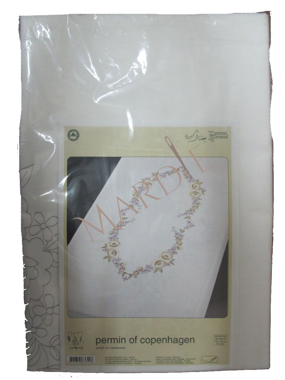 Σταμπωτό τραπεζομάντιλο Permin printed 58-3641R