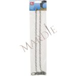 Αλυσίδα Τσάντας Ασημί Αντικέ 88cm