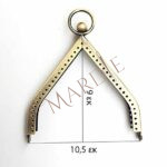 ΜΕΤΑΛΛΙΚΟ ΠΛΑΙΣΙΟ CLUTCH ΤΡΙΓΩΝΟ 10,5 cm